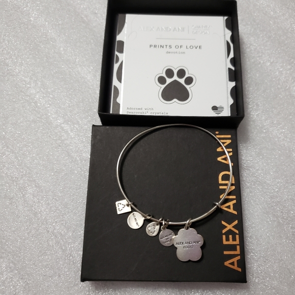 Alex and Ani PAW Prints of Love Bangle - Picture 2 of 3